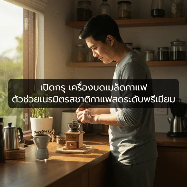 เปิดกรุเครื่องบดเมล็ดกาแฟ ตัวช่วยเนรมิตรสชาติกาแฟสดระดับพรีเมียม