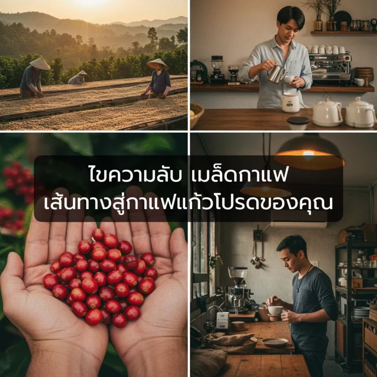 ไขความลับ เมล็ดกาแฟ เส้นทางสู่กาแฟแก้วโปรดของคุณ